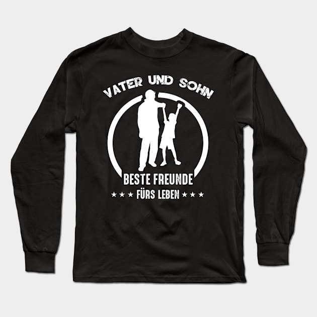 Vater und Sohn Freunde fürs Leben Long Sleeve T-Shirt by HBfunshirts